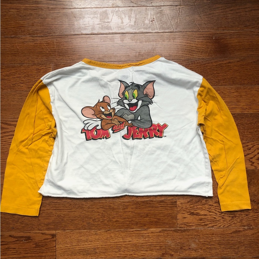 Tom & Jerry Crop long sleeve